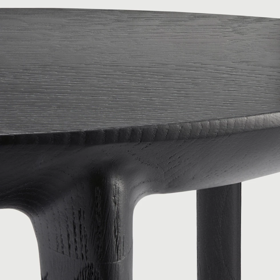 Stolik Bok dębowy czarny