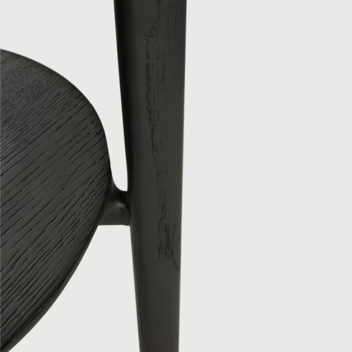 Stolik Bok dębowy czarny