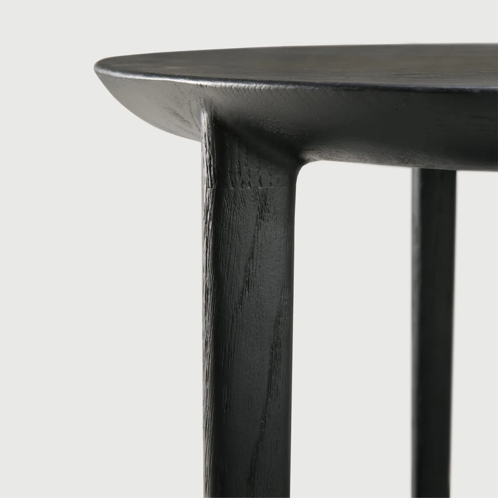 Stolik Bok dębowy czarny