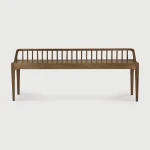 Ławka z drewna tekowego Spindle