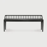 Ławka dębowa czarna Spindle