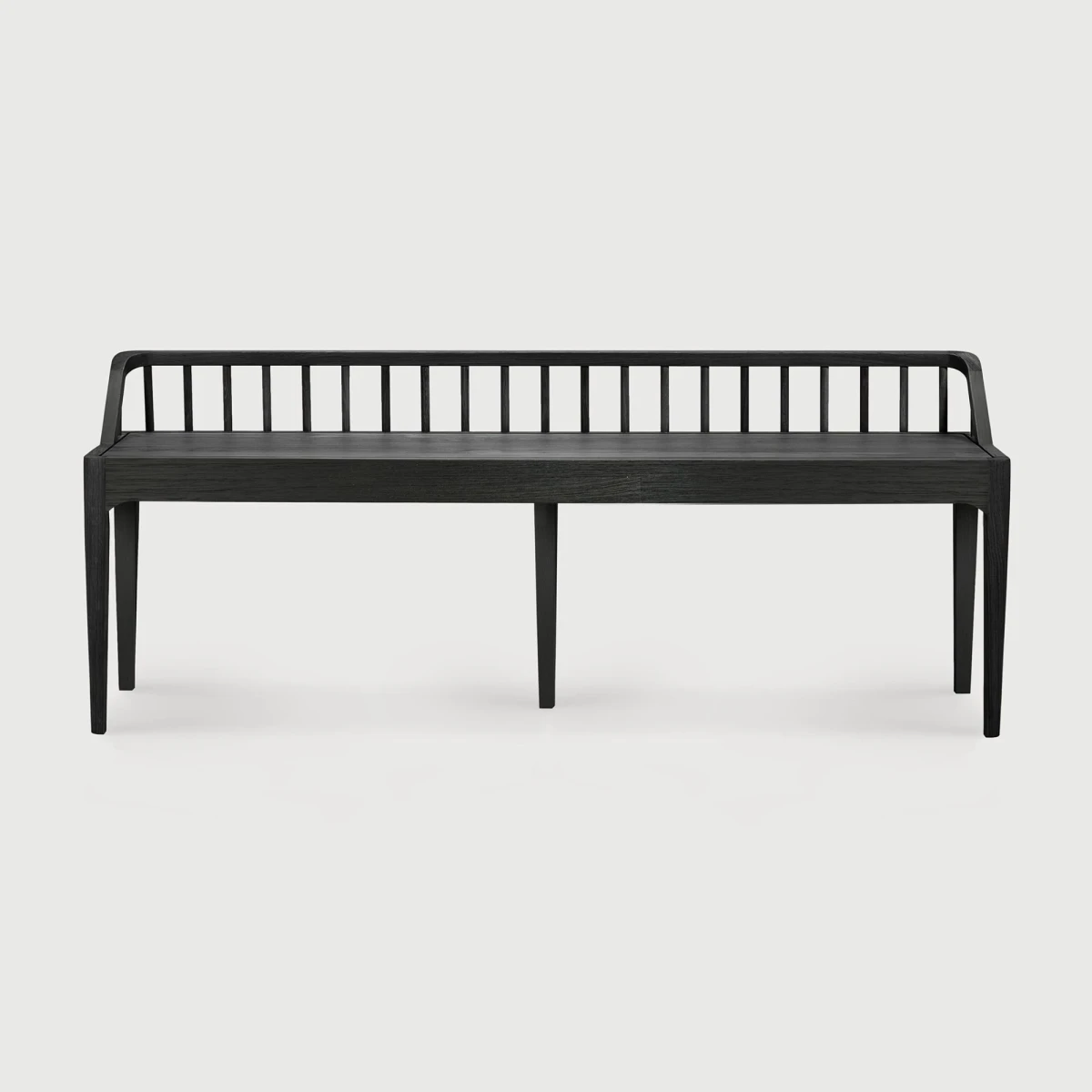 Ławka dębowa czarna Spindle