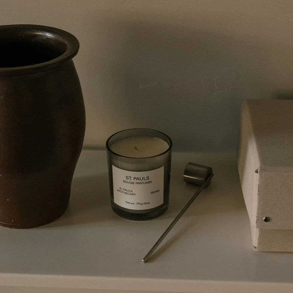 Giftbox: świeca St. Pauls + gasidło