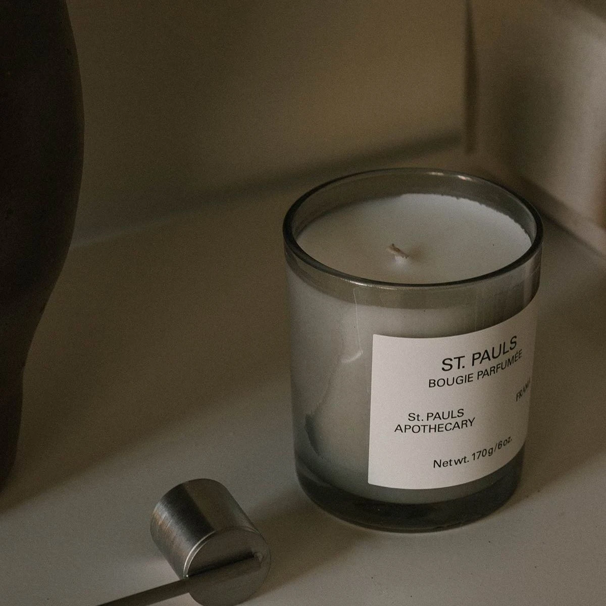 Giftbox: świeca St. Pauls + gasidło