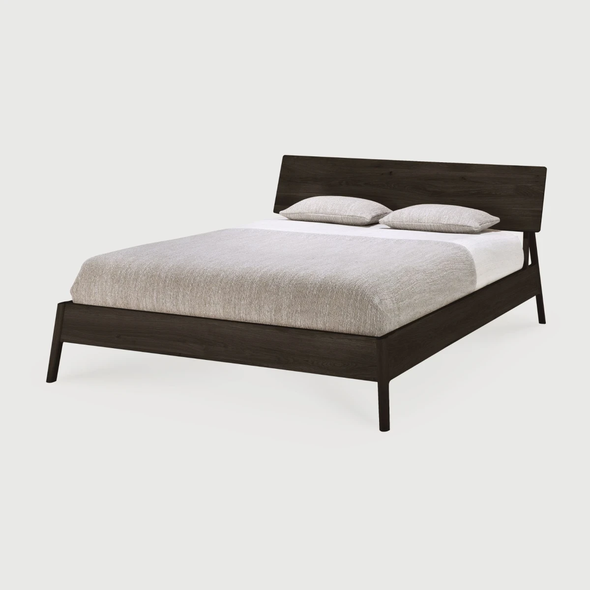 Łóżko dębowe brązowe Air 160x200