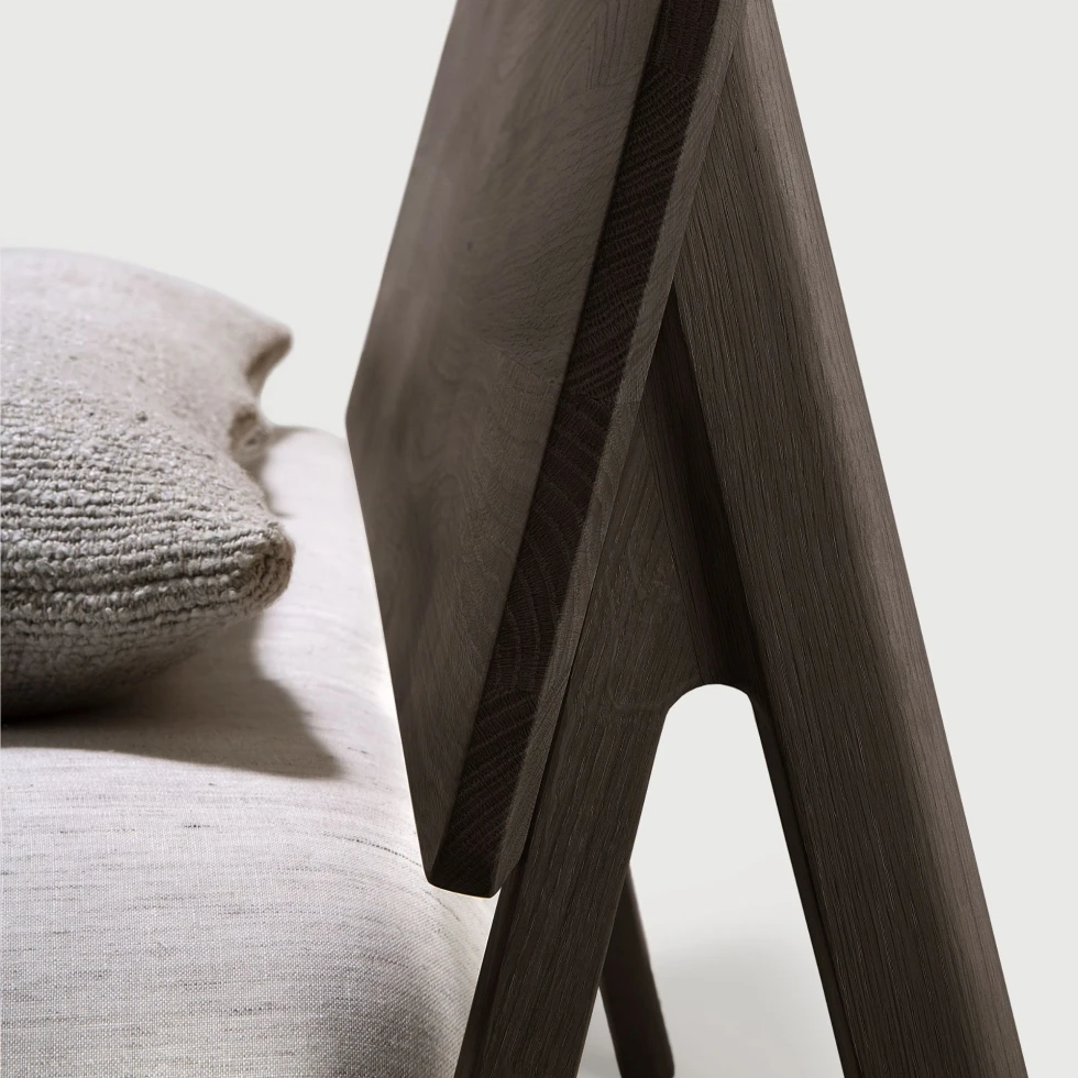 Łóżko dębowe brązowe Air 180x200