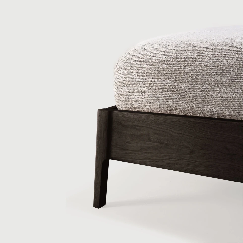 Łóżko dębowe brązowe Air 180x200