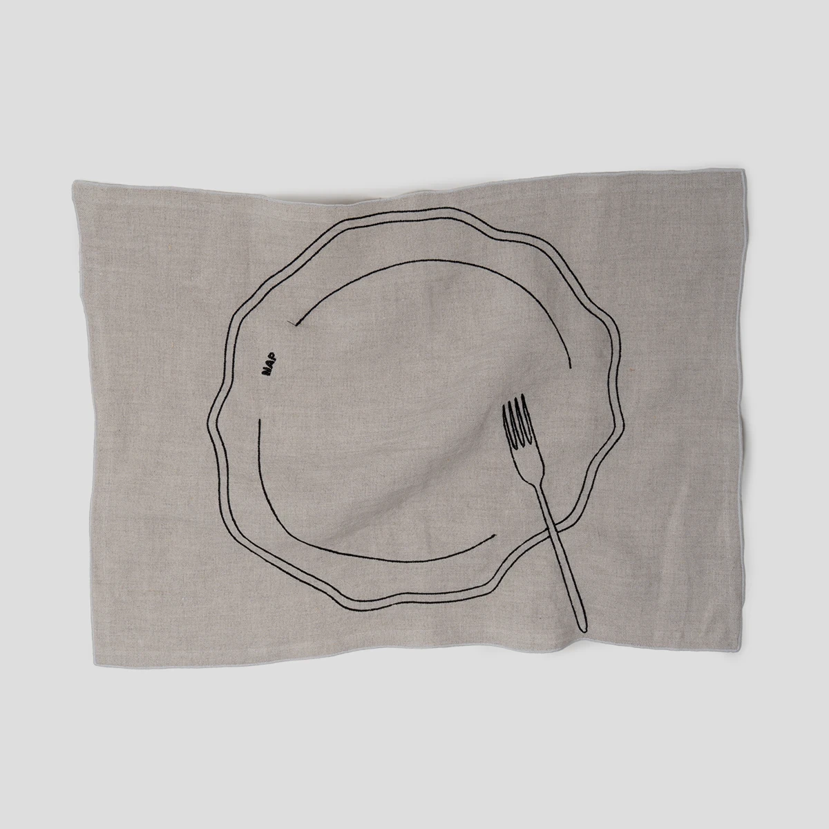 Podkładka z haftem Festive Season, natural/off white, 35x48cm