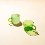 Zestaw dwóch szklanek Cha Mug Set Avocado
