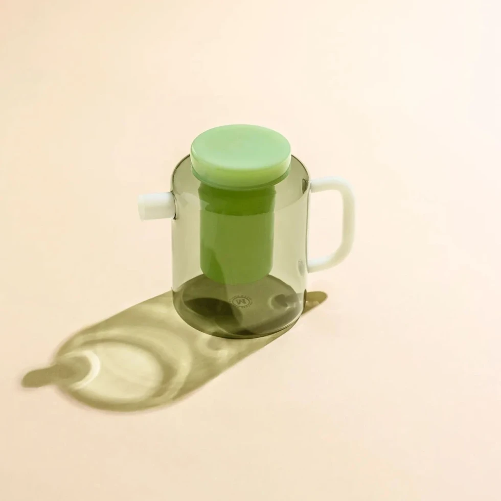 Dzbanek z zaparzaczem Cha Pot White Wasabi