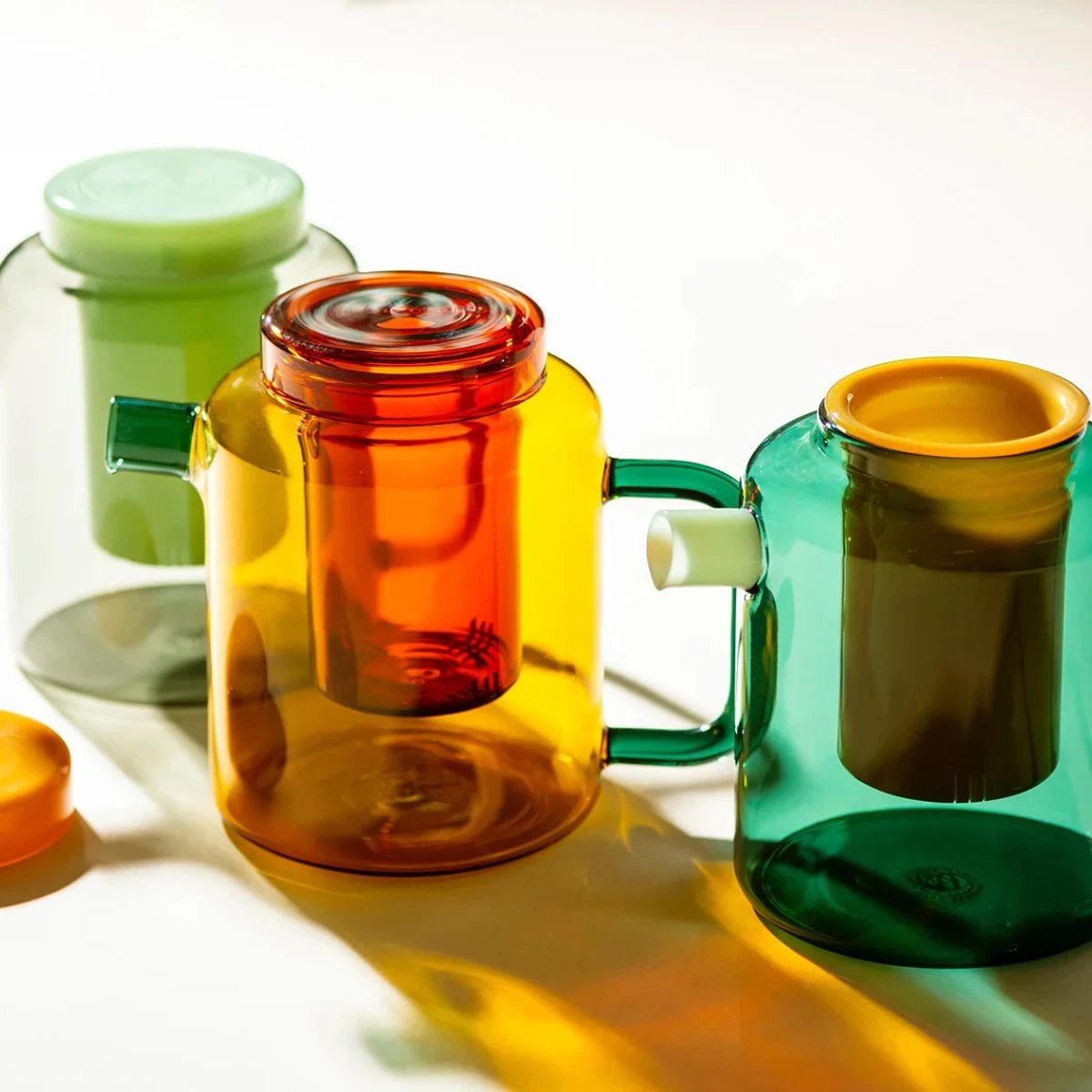 Dzbanek z zaparzaczem Cha Pot White Wasabi