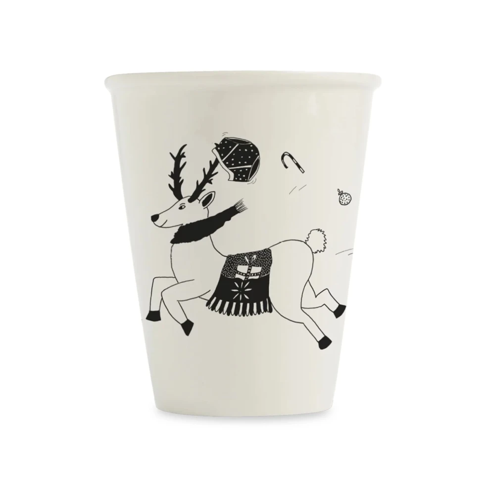 Porcelanowy kubek Naughty Rudolph