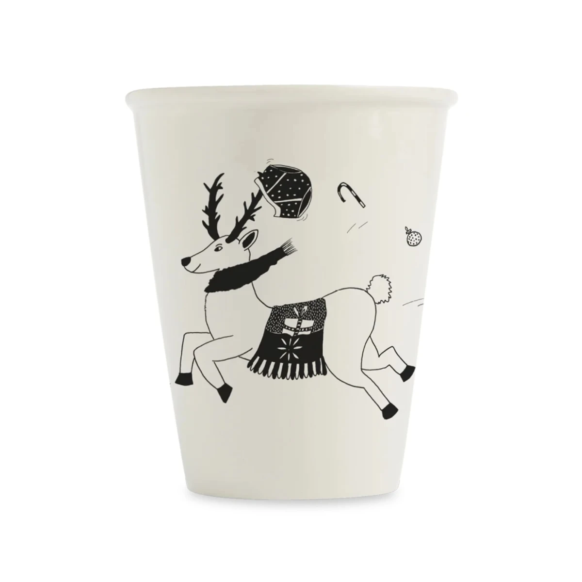 Porcelanowy kubek Naughty Rudolph