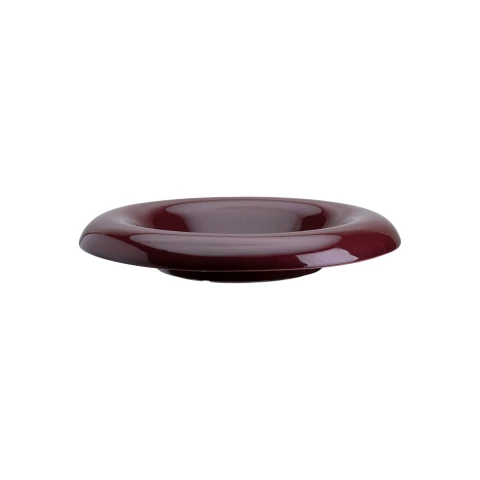 Podstawka doniczki Lily Glazed Deep Burgundy