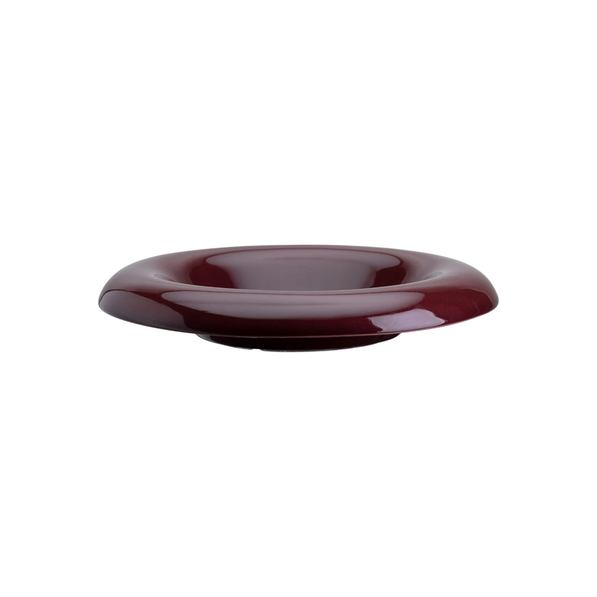Podstawka doniczki Lily Glazed Deep Burgundy
