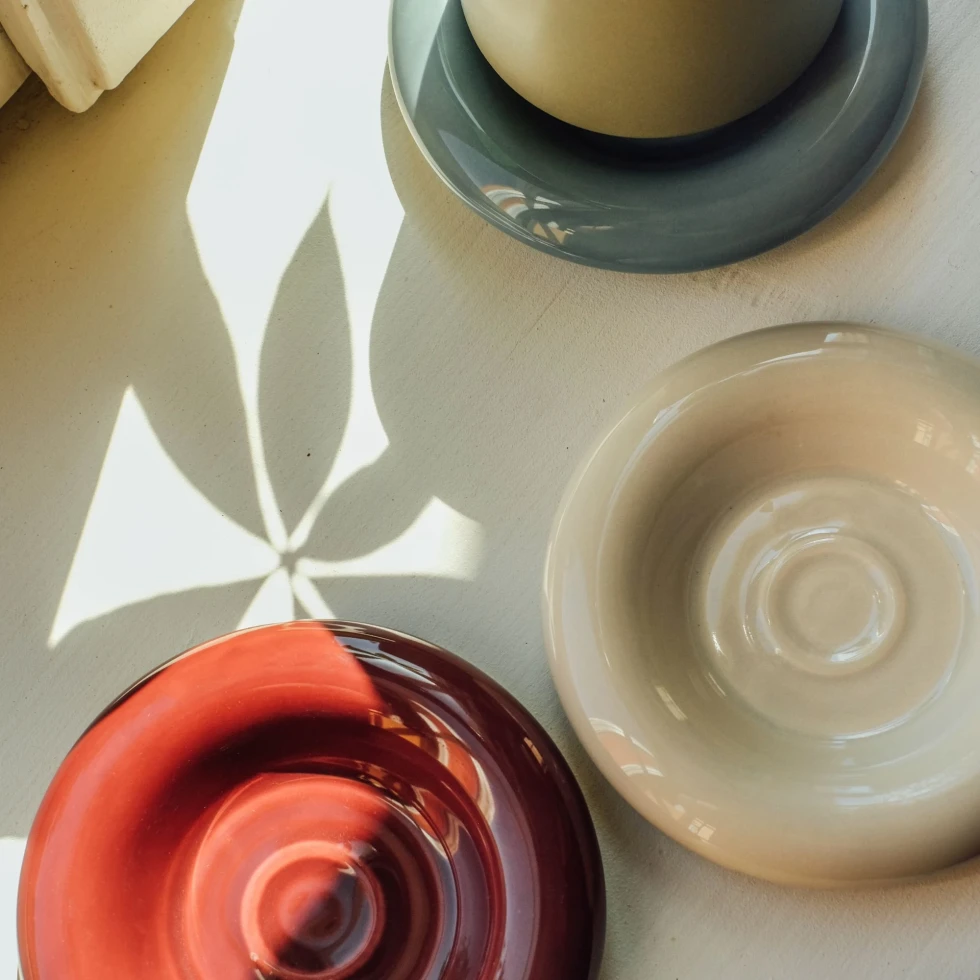 Podstawka doniczki Lily Glazed Sandstone