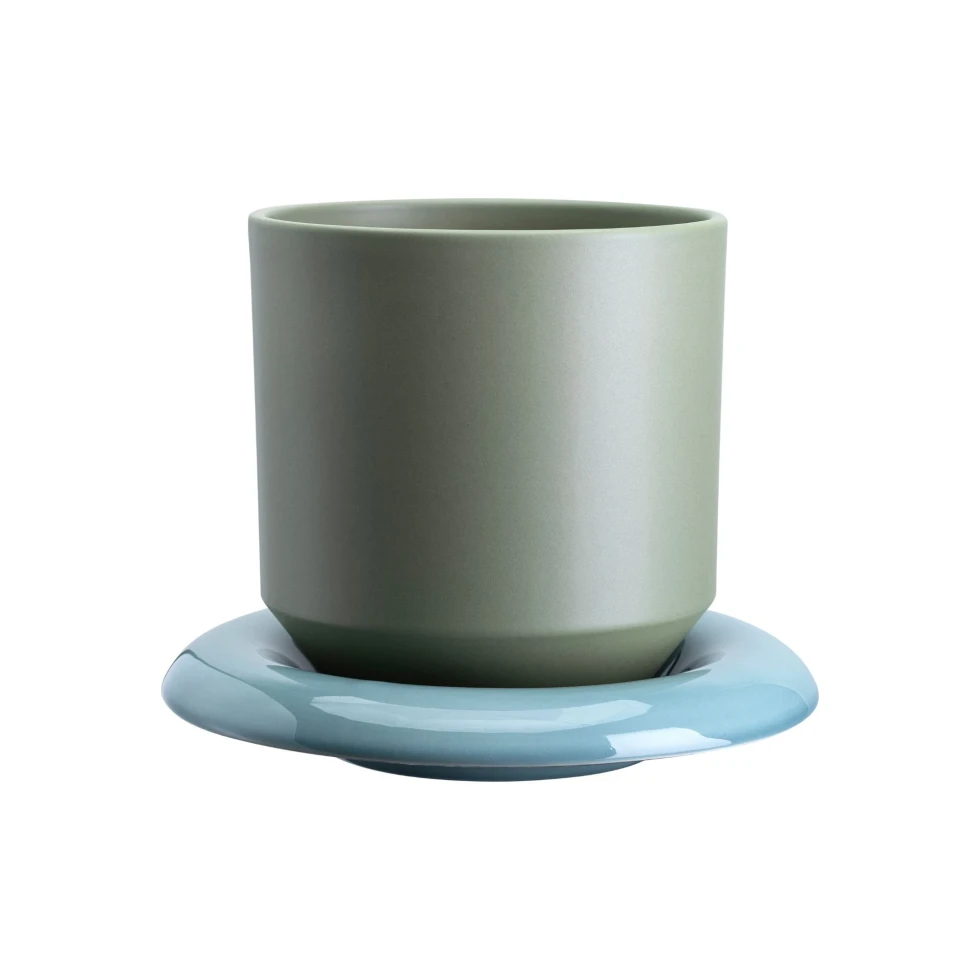 Doniczka Lily Glazed Sage Green