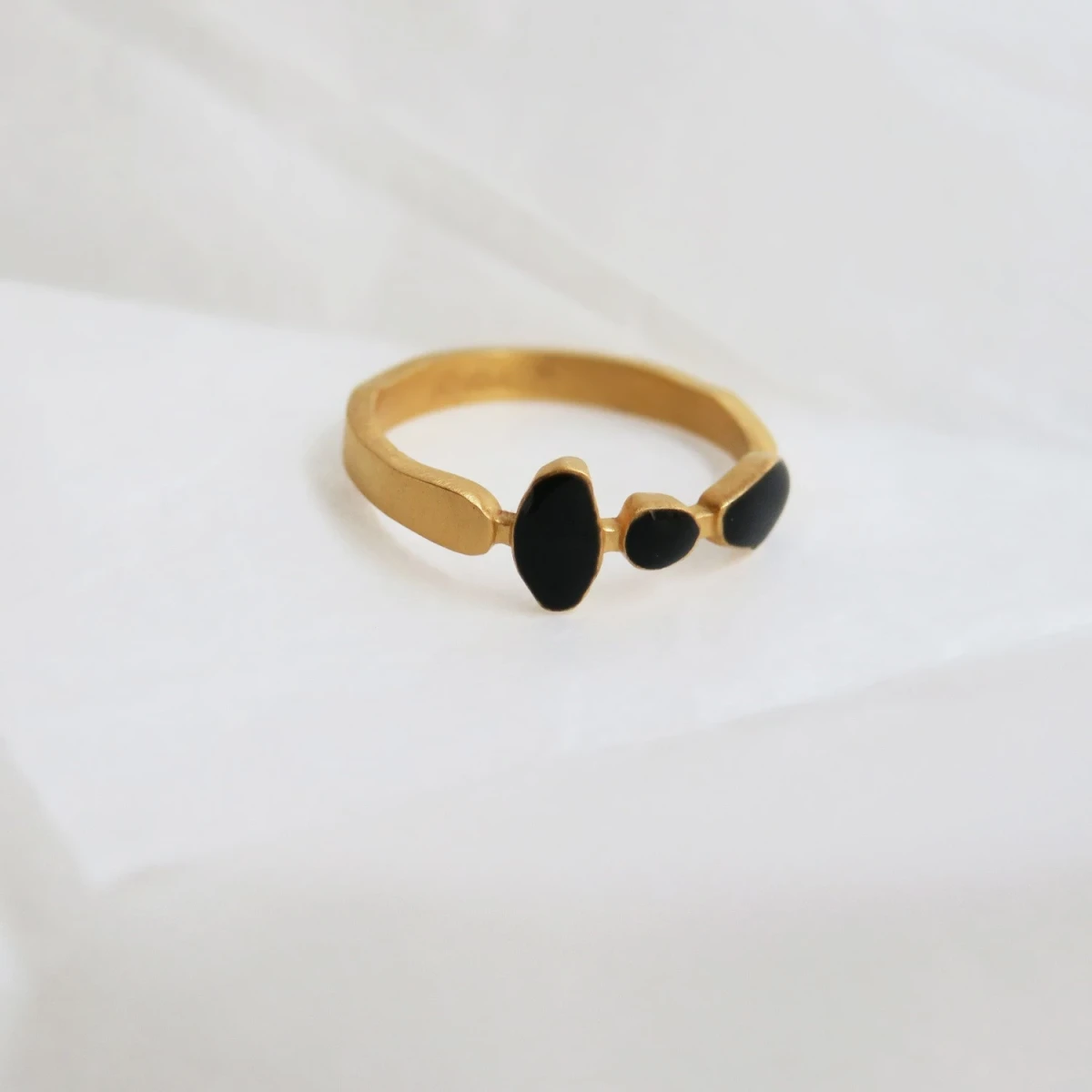 Złoty pierścień czarny