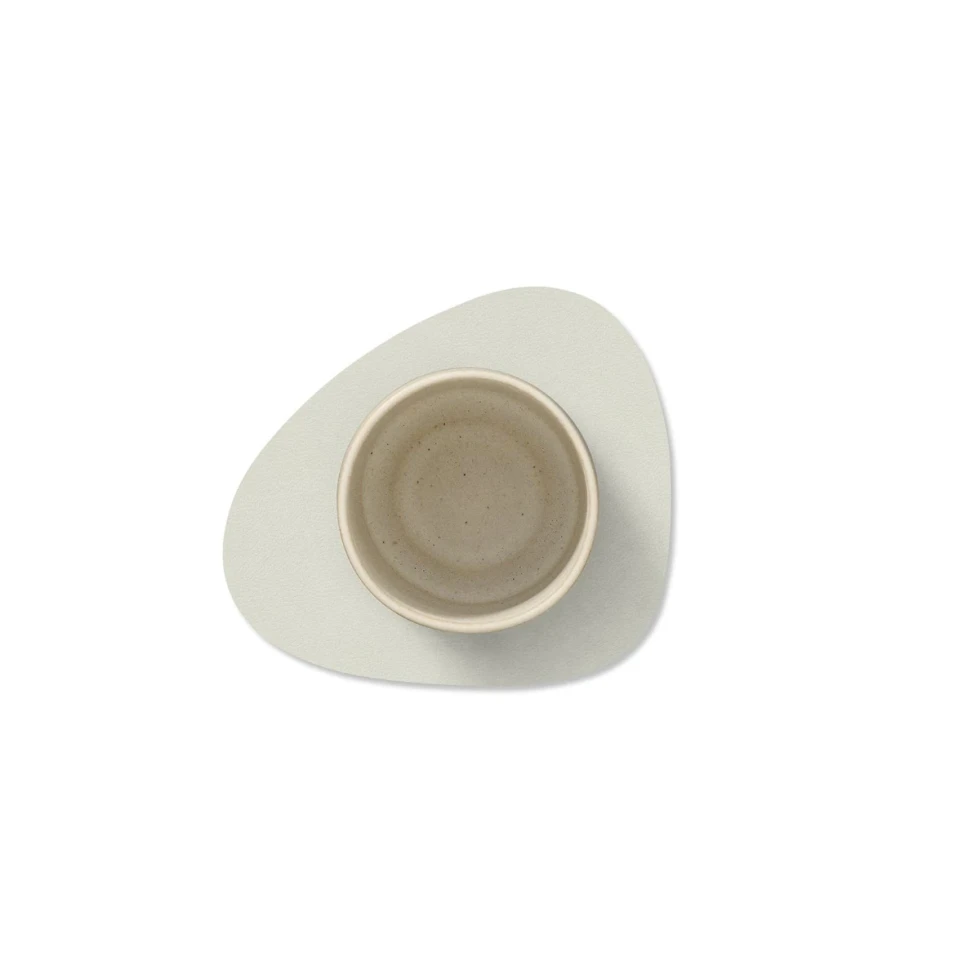 Komplet 4 podkładek pod szklankę Glass Mat Curve Nupo Linen 11x13cm