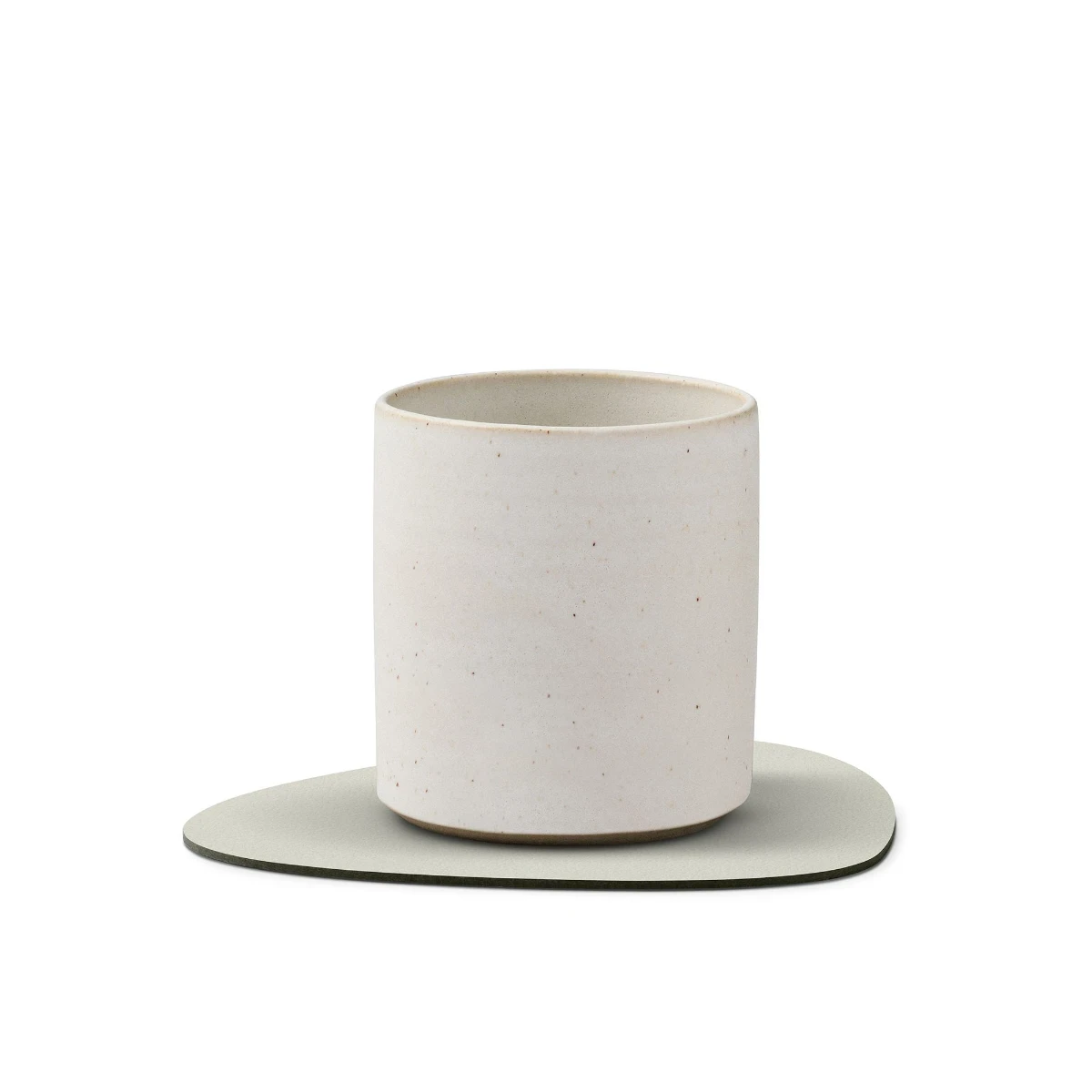 Komplet 4 podkładek pod szklankę Glass Mat Curve Nupo Linen 11x13cm