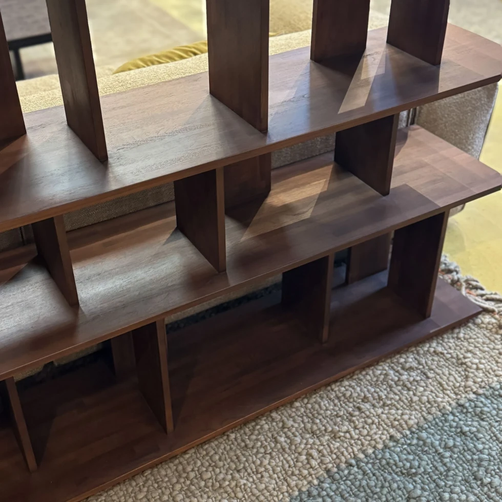 Regał tekowy Irregular