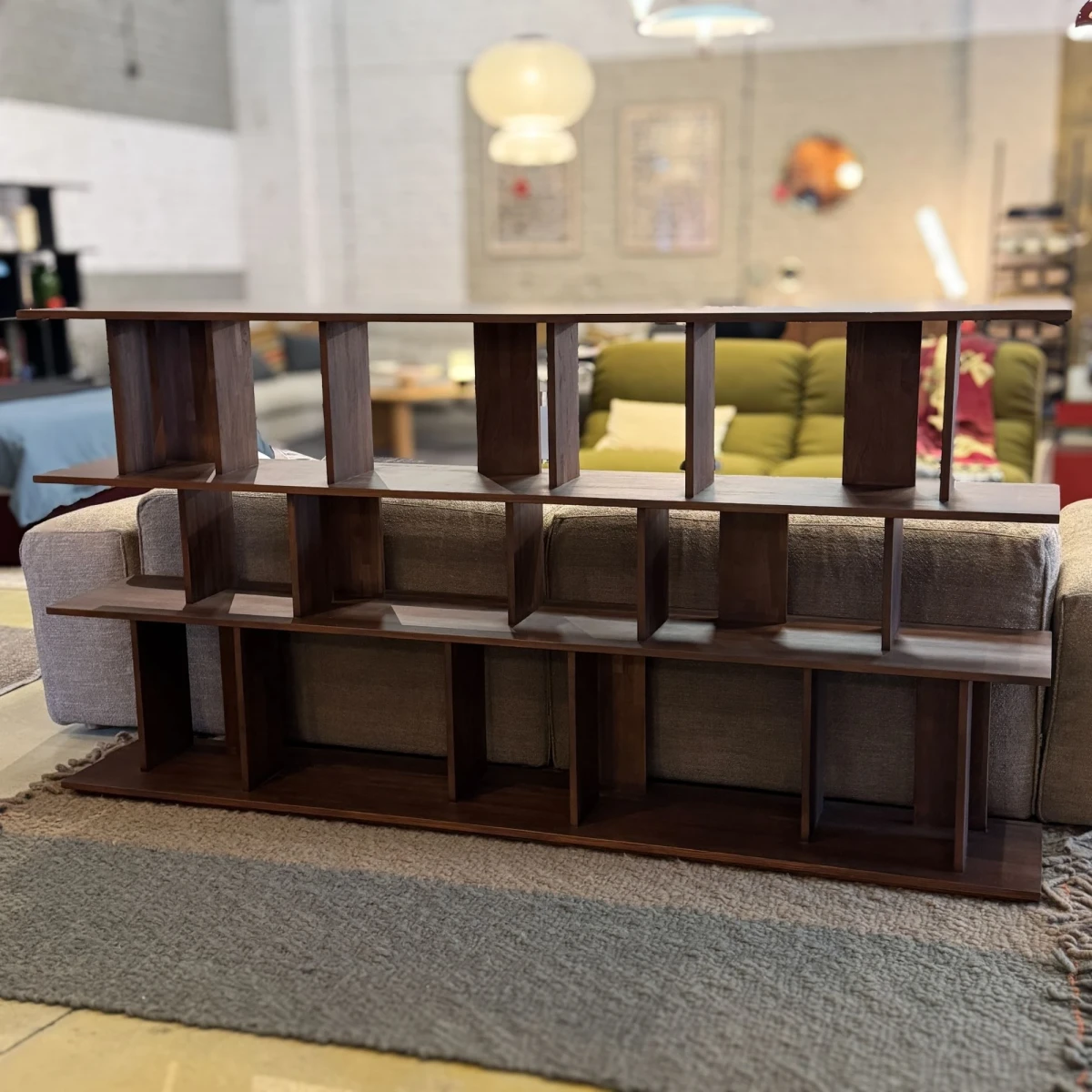 Regał tekowy Irregular