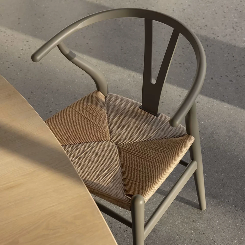 Drewniane krzesło Wishbone CH24 Natural Carl Hansen & Søn