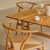 Drewniane krzesło Wishbone CH24 Natural Carl Hansen & Søn