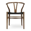 Drewniane krzesło Wishbone CH24 Black Carl Hansen & Søn