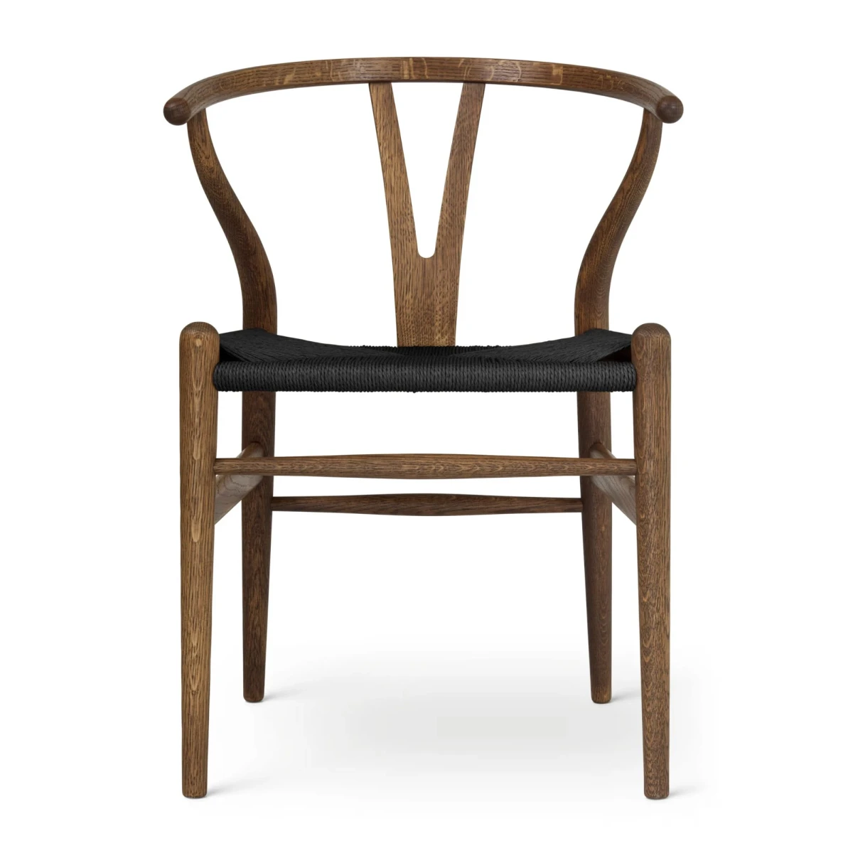 Drewniane krzesło Wishbone CH24 Black Carl Hansen & Søn