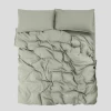 Komplet pościeli lniano-bawełnianej Moldura Sage