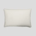 Poszewka na poduszkę lniano-bawełniana Moldura Off White