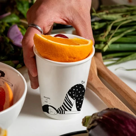 Porcelanowy kubek Battery Low