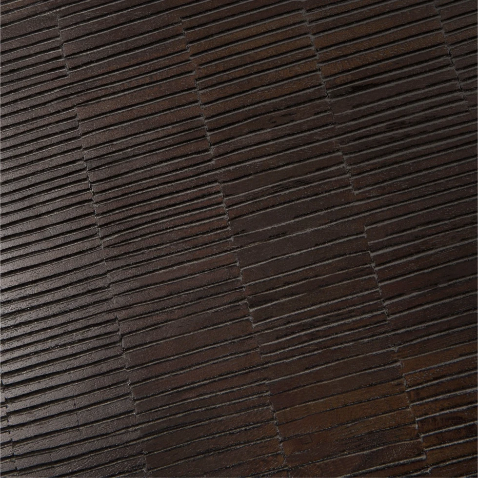 Stolik kawowy Grooves tekowy czarny Ethnicraft