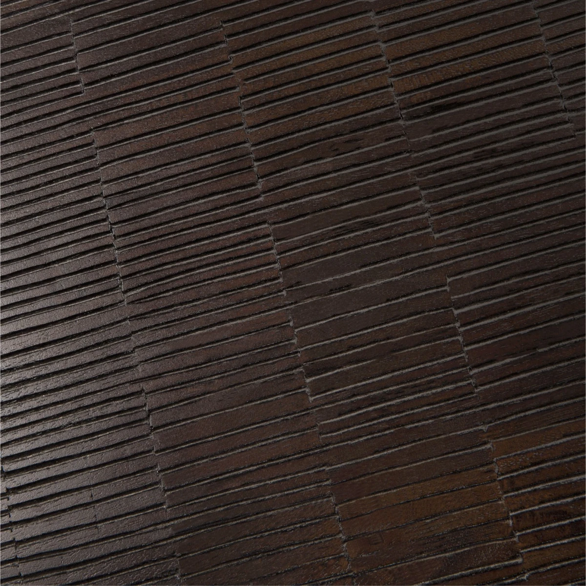 Stolik kawowy Grooves tekowy czarny Ethnicraft