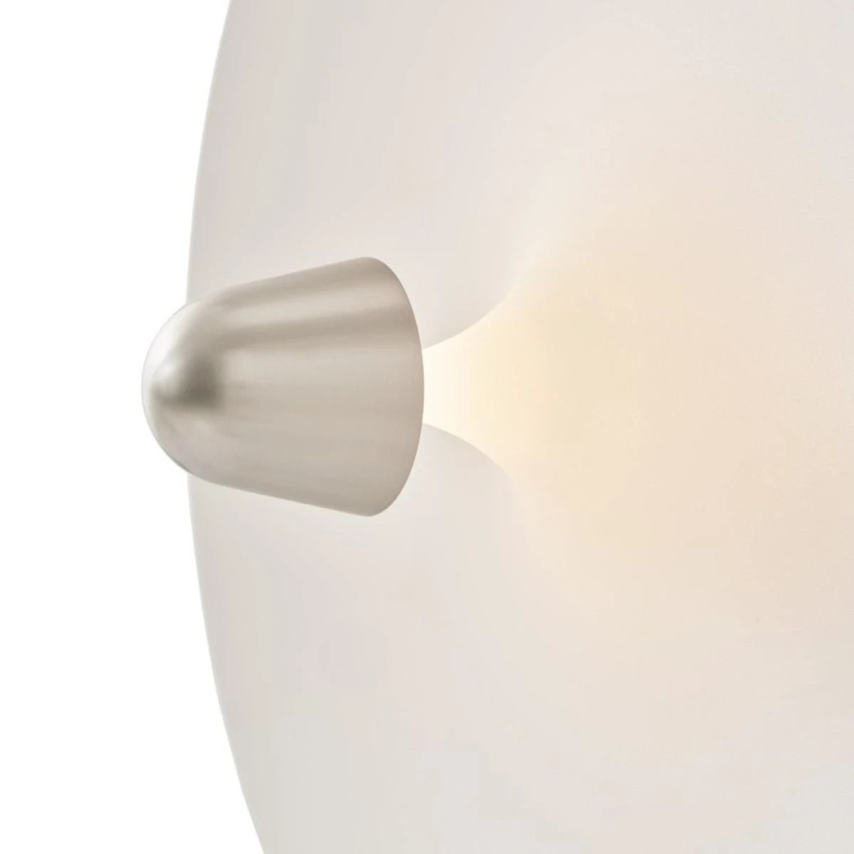 Lampa ścienna Kantarell Nickiel