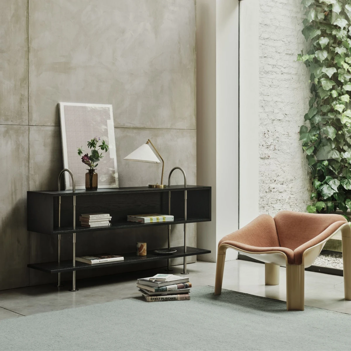 Regał modułowy Keen 160 Satin Stainless Steel