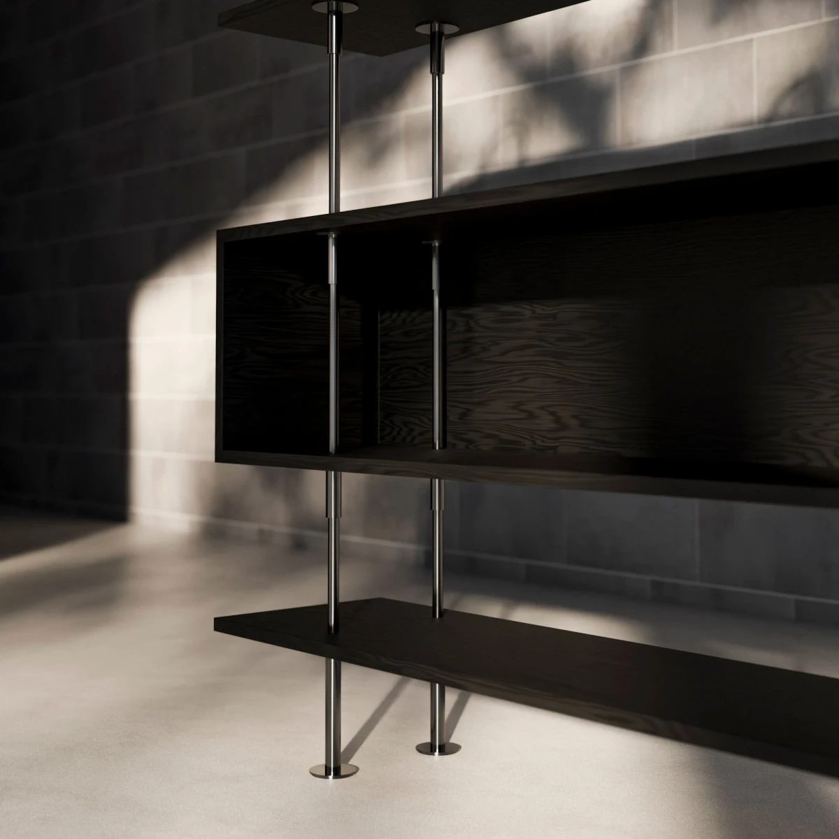 Regał modułowy Keen 62120 Satin Stainless Steel