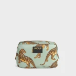 Emerald Leopard Toiletry Bag