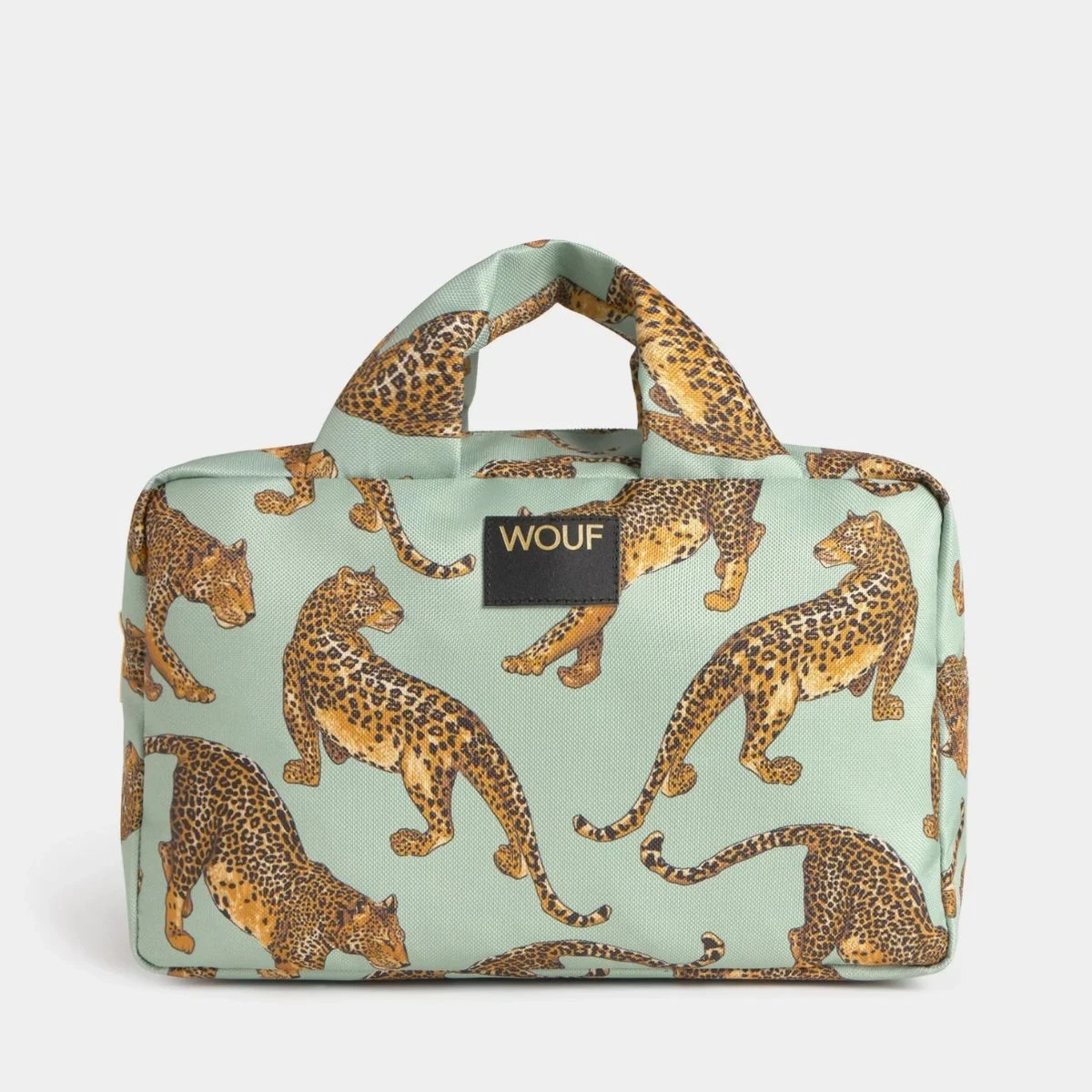 Kosmetyczka z uszami Emerald Leopard L