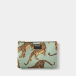 Emerald Leopard Pouch