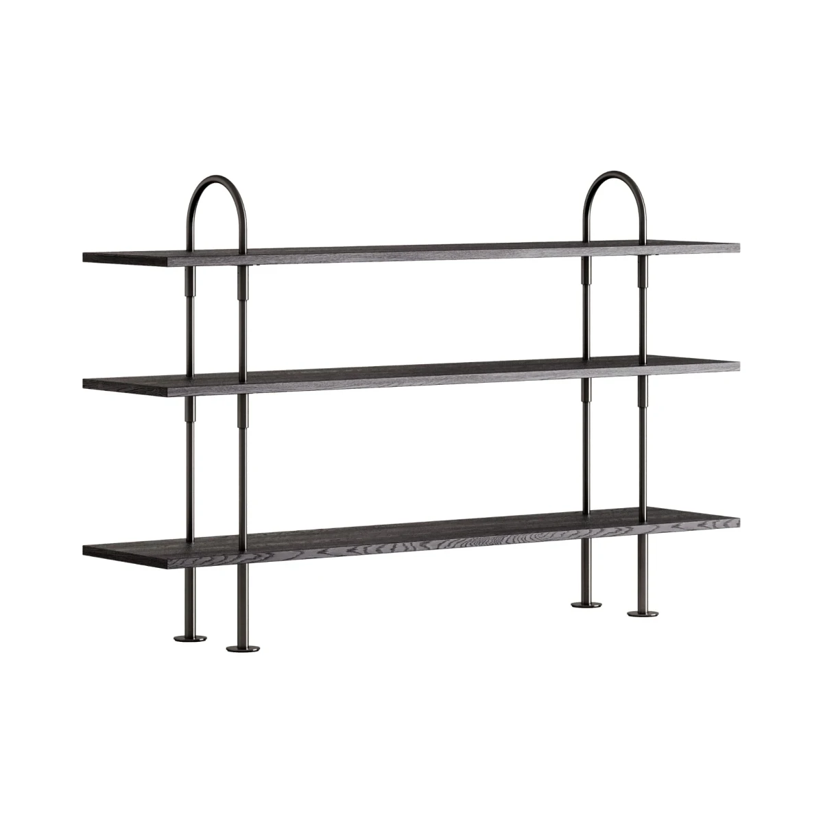 Regał modułowy Keen 62116 Black Brass