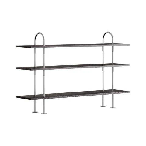 Regał modułowy Keen 62116 Satin Stainless Steel