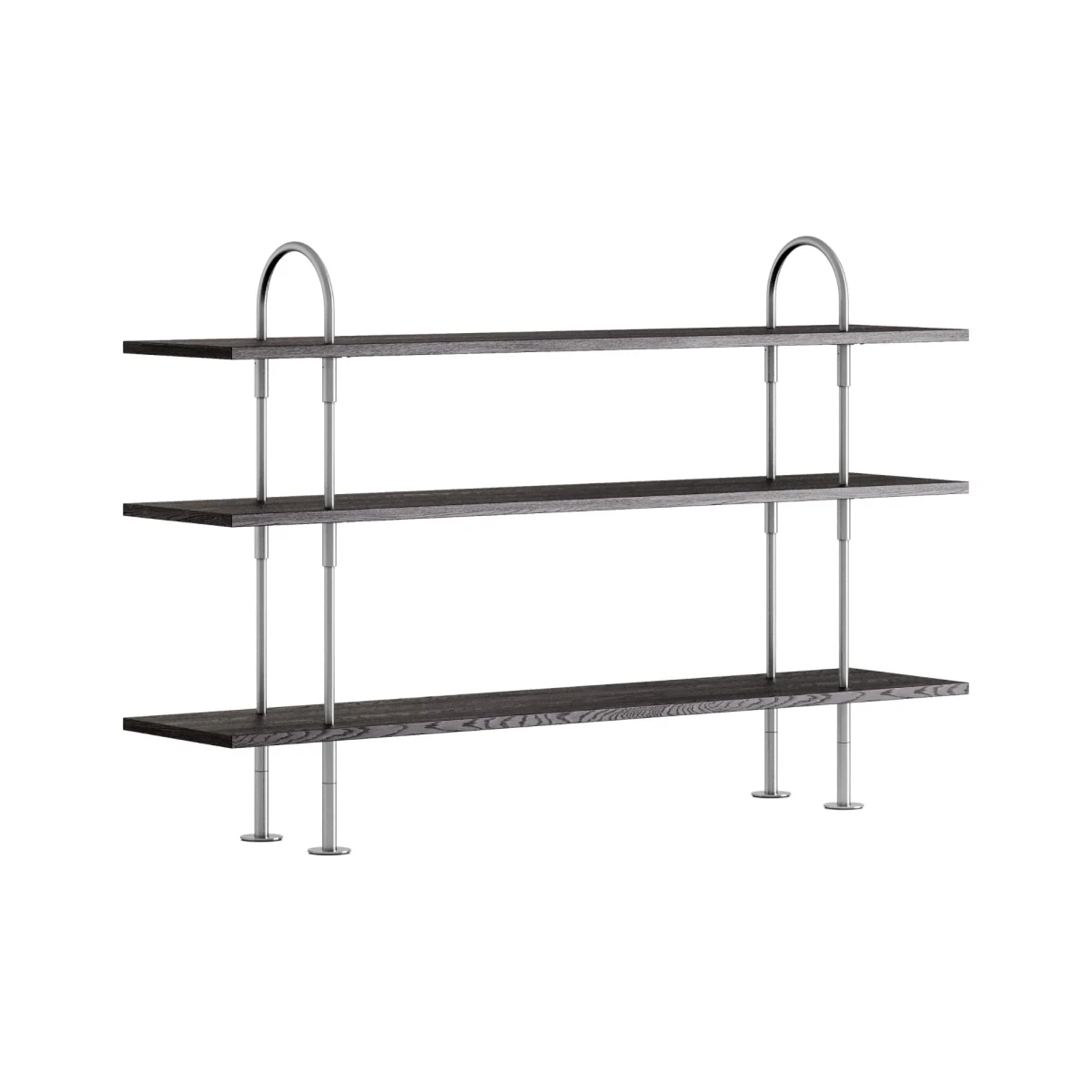 Regał modułowy Keen 62116 Satin Stainless Steel