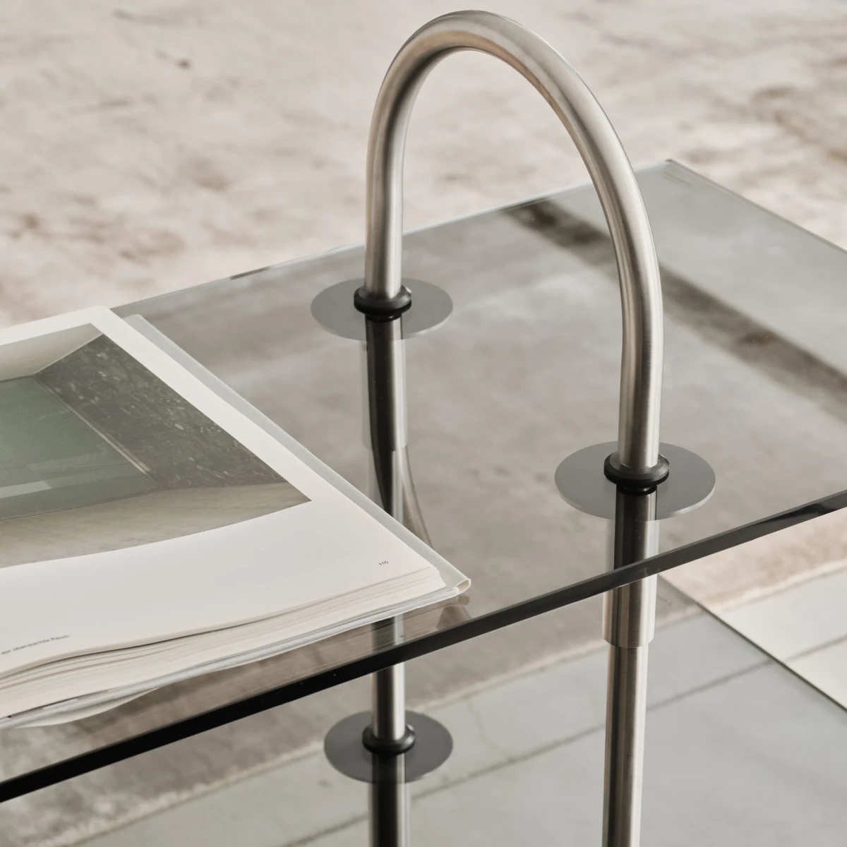 Regał modułowy Keen 62116 Satin Stainless Steel