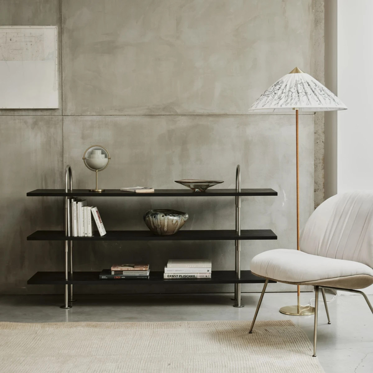 Regał modułowy Keen 62116 Satin Stainless Steel