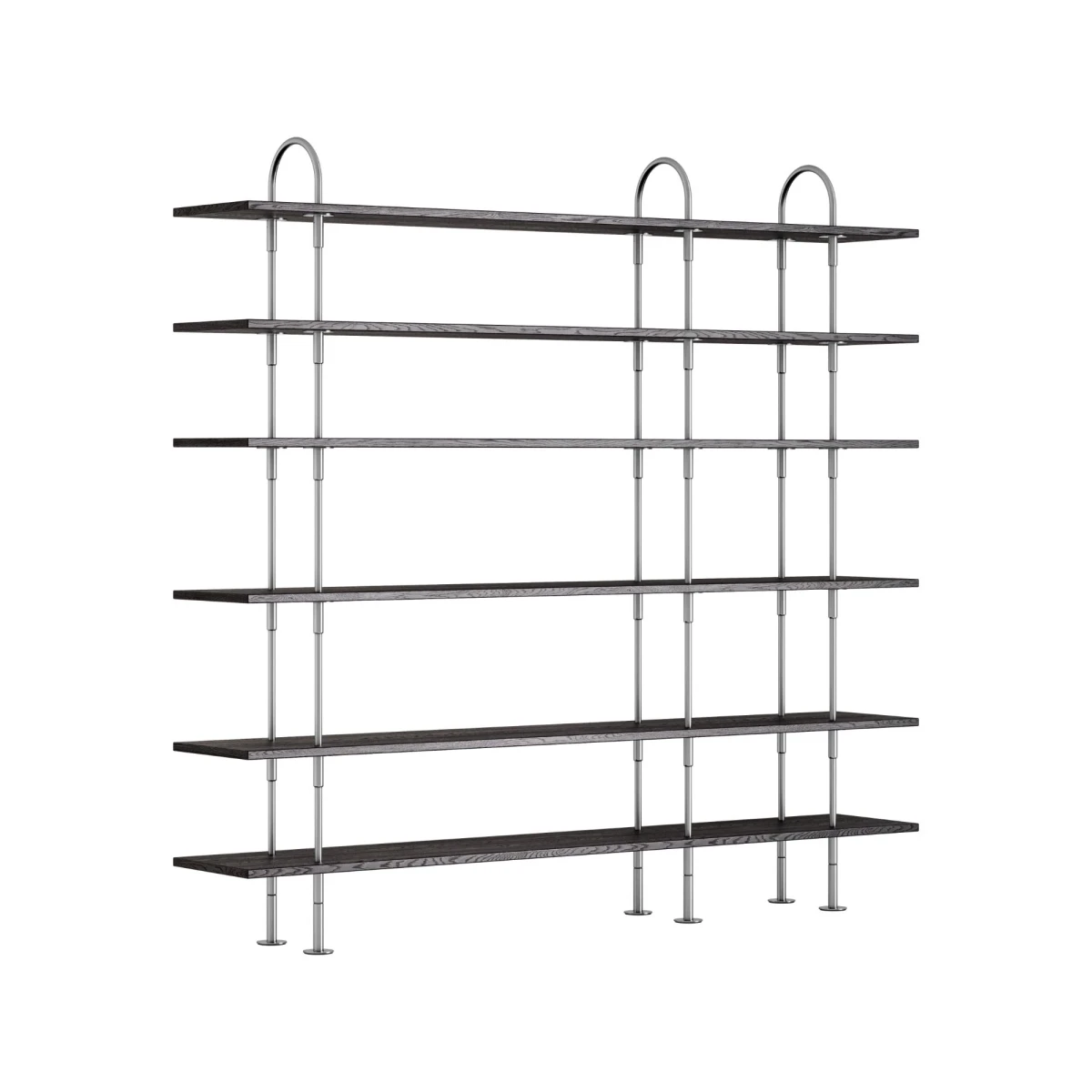 Regał modułowy Keen 62122 Black Brass