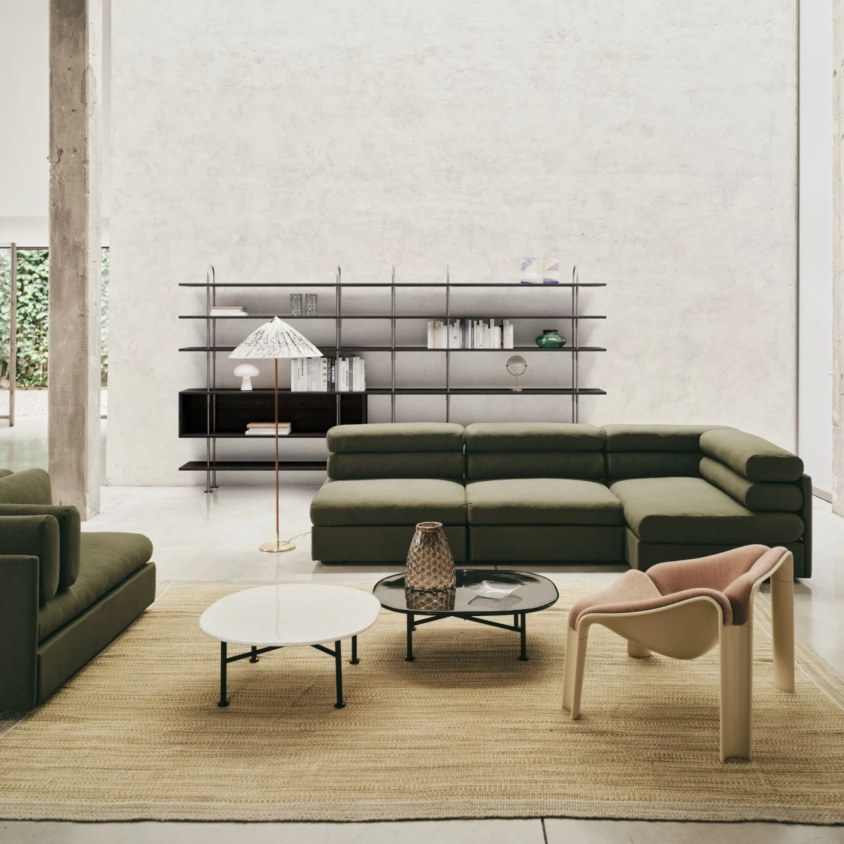 Regał modułowy Keen 62122 Satin Stainless Steel