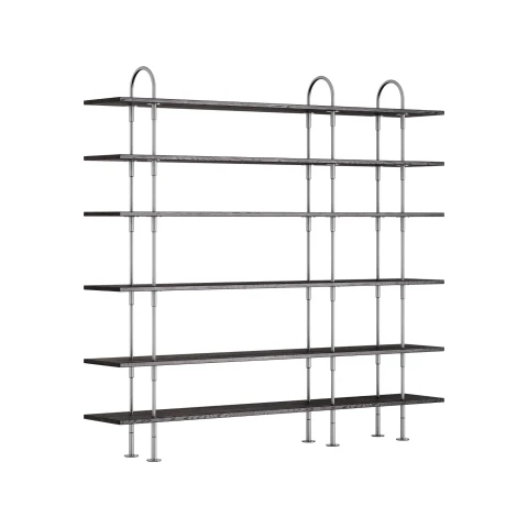 Regał modułowy Keen 62122 Satin Stainless Steel