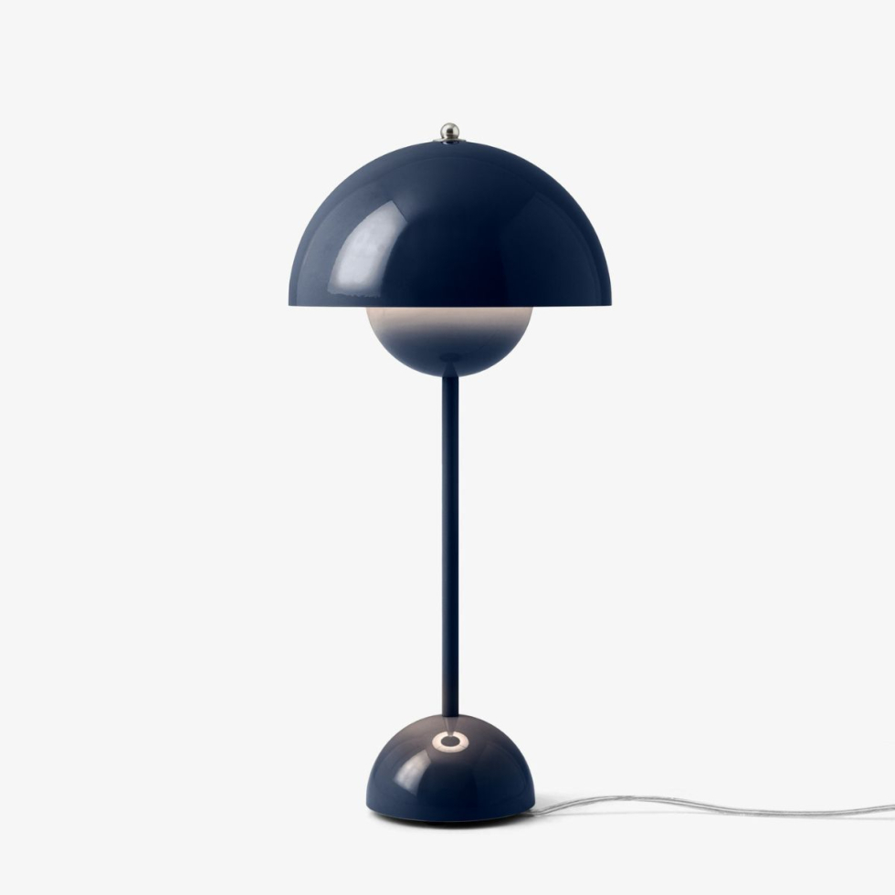 Lampa stołowa Flowerpot VP3 Steel Blue